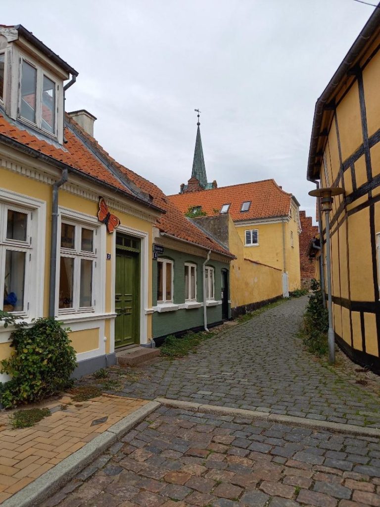 Hyggelig gade i Rudkøbing